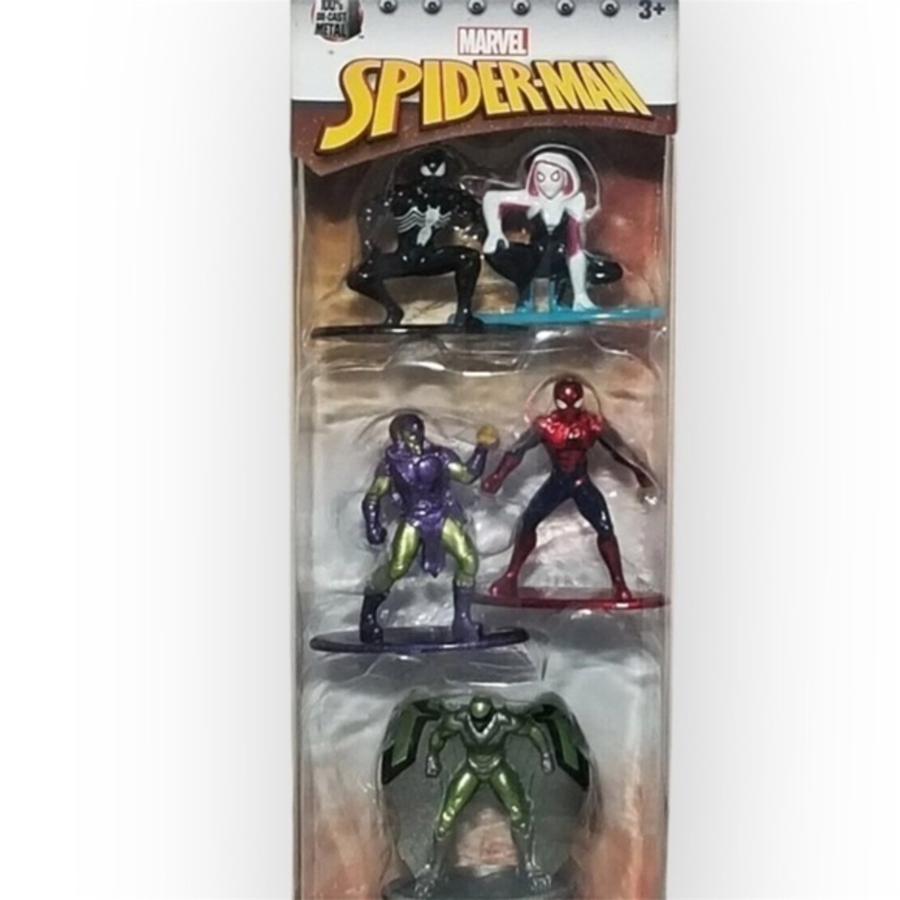 Marvel Spider-Man Nano Metalfigs Collectible Set